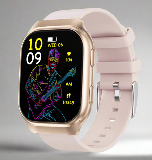 FW16E Smart Watch AMOLED Multi-function mode - Pink_0